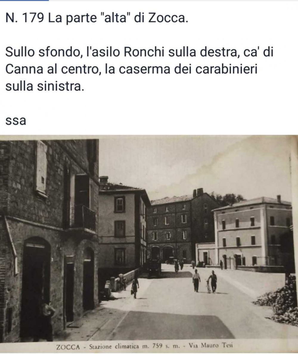 Storia dell'Asilo Alfonso Ronchi di Zocca