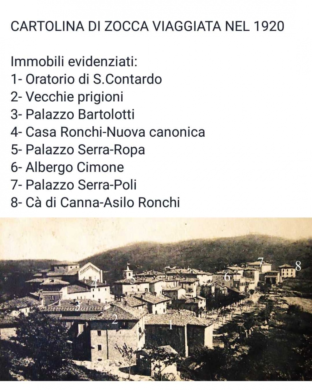 Storia dell'Asilo Alfonso Ronchi di Zocca